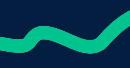 hellgrüner Streifen auf dunkelblauem Grund