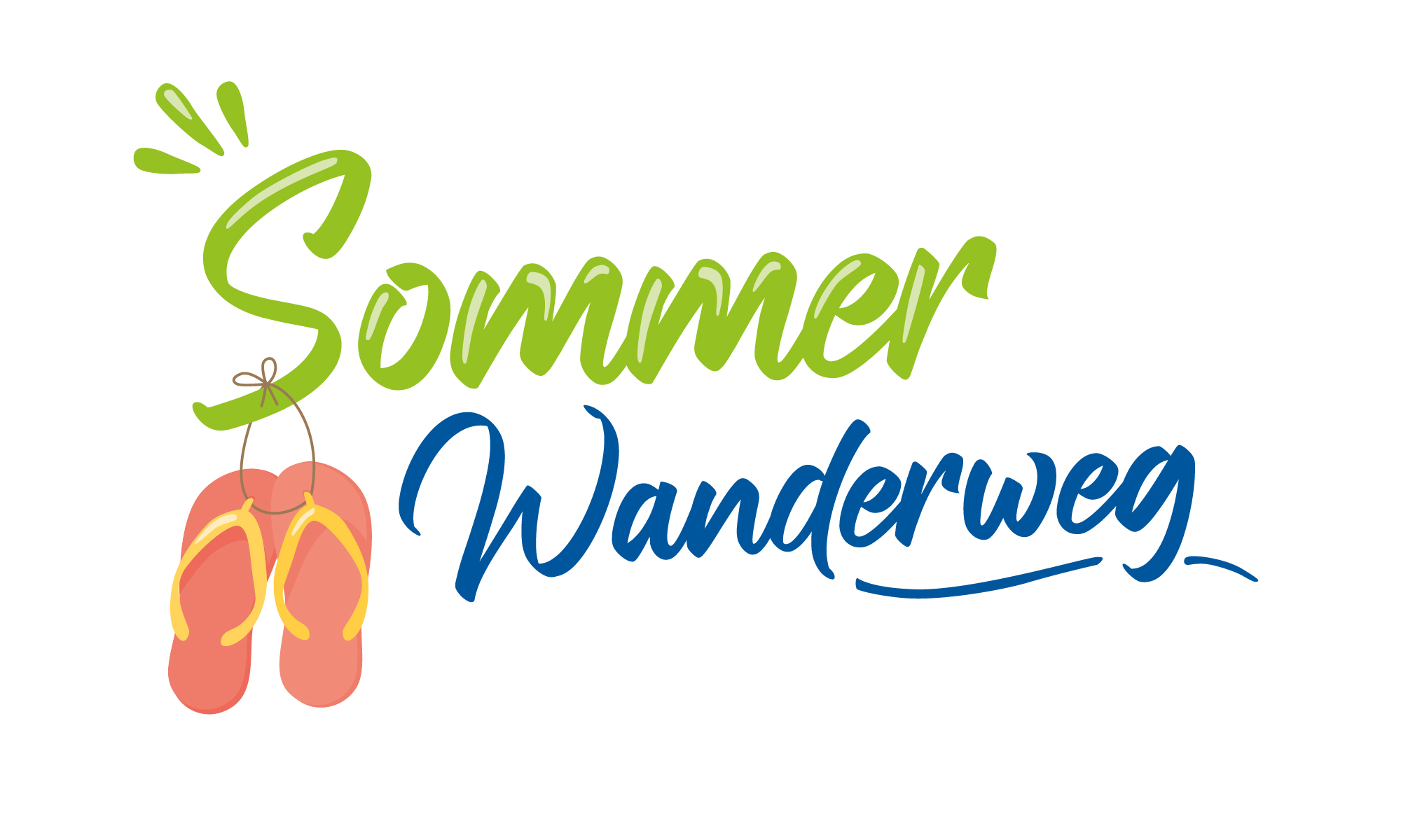 Das Bild zeigt das Logo des Sommerwanderwegs